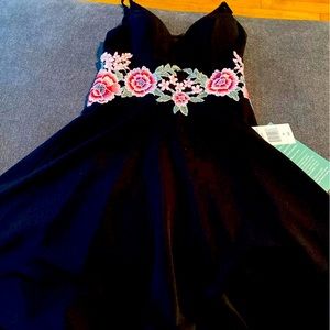 Black Floral Dress